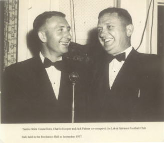 Photograph - Lakes Entrance Football Club Ball  1957