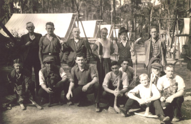 Photograph - The 4 Mile Camp Old Buchan Road, Buchan,  East Gippsland Victoria, 1935-36