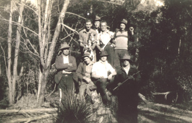 Photograph - The 4 Mile Camp Old Buchan Road, Buchan Victoria, 1935-36