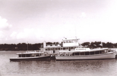 Photograph - Lenna Bird/ Blackbird/Bluebird/Bellbird, Peel family, Peels tourist launches,  Cunninghame Arm Lakes Entrance Victoria, late 1960s