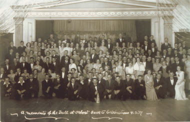 Photograph - Back to Orbost Ball, Celebrations 4.3.37, 4/03/1937 12:00:00 AM