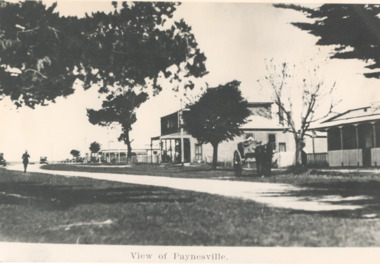 Photograph - View of Paynesville, hotel, the Esplanade Paynesville Victoria, 1910 c
