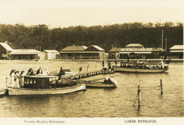 Postcard - Heyfield House/Kiaora Lakes Entrance  c1920, H D Bulmer