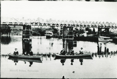 Photograph - Mitchell River bridge Bairnsdale Victoria 1895, 1895