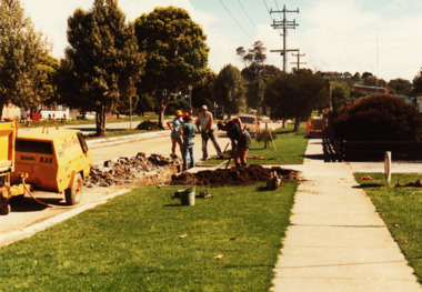 Photograph - Roadworks Lakes Entrance