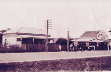 Photograph - Boomerang Cafe Lakes Entrance, 1930 c