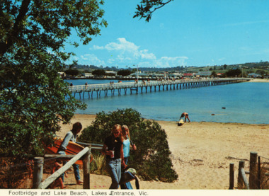 Postcard - Footbridge Cunninghame Arm, 1970 c