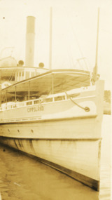 Photograph - S.S. Gippsland/JCD, 1920 c