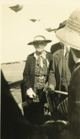 Photograph - Mrs Alice Roadknight, Opening Footbridge Lakes Entrance - Roadnight Collection, 1937 and 1940