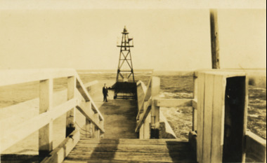 Photograph - Eastern Pier  Lakes Entrance Victoria, 1920 c