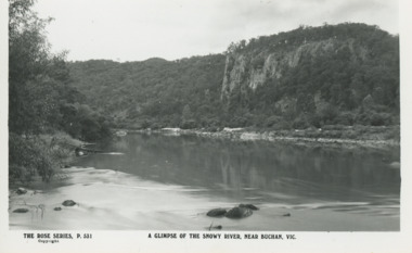 Postcard - Snowy River at Buchan, Rose Series P531, 1970 c