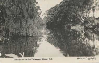 Postcard, Bulmer, Thomson River Sale, 1930 c