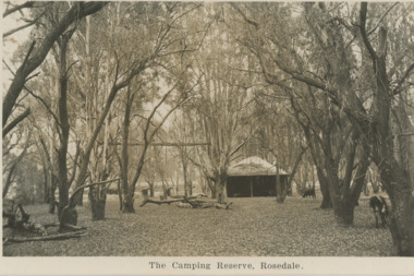 Postcard, Camping Reserve Rosedale, 1940 c