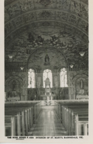 Postcard, Rose Series, St. Mary's Church Bairnsdale, 1950 c