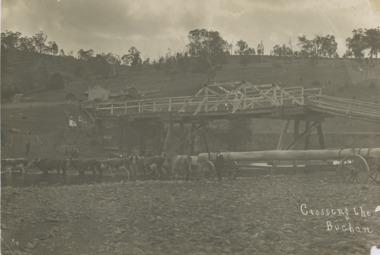 Photograph, John Flynn, Crossing the Buchan, 1906
