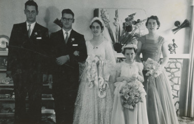 Photograph - Lukes Wedding, Bulmer, 1950 c