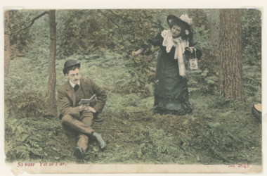 Postcard - Mary Lydia Laughton/Correspondence, J Welch and Sons Portsmkouth England, 1907 c