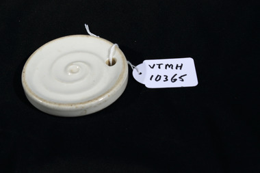 Domestic object - Ceramic Disc, 1970