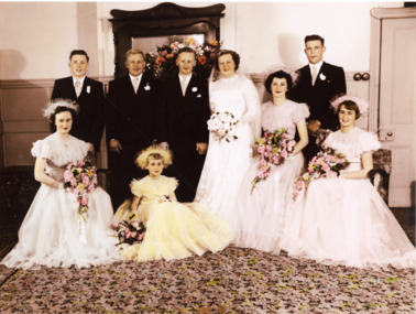Photograph - Shirley and Charlie Hancock wedding  1951