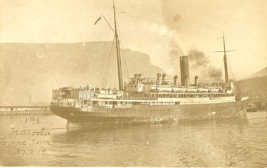 Postcard - HMAT A63 Karoola  27.5.1919