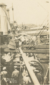 Postcard, Coal Ship 'Fremantle', 1925