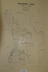 Map - Gelantipy East County of Tambo, Dept of Lands and Survey