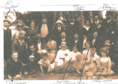 Photograph - Baptism of Winnie Fisher, Seventh Day Adventists on Rigby Island c1915