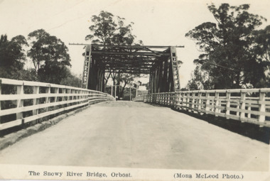 Postcard - Snowy River Orbost c1936, 1936