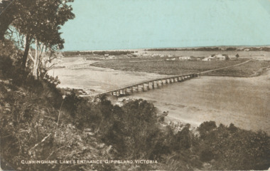 Postcard - North Arm bridge Lakes Entrance Victoria