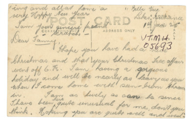 Postcard - Lakes Entrance from Princes Highway c1925