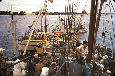 Photograph - Blessing of the Fleet - Lakes Entrance