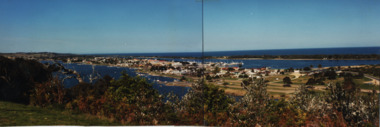 Photograph - Panorama of Lakes Entrance 1980, 1980
