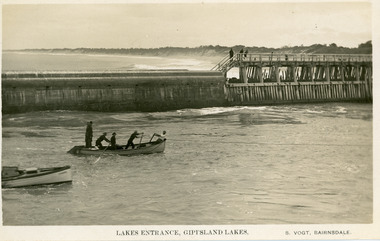 Photograph - Salmon Fishing Lakes Entrance