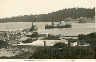 Photograph - Steamers at the New Works
