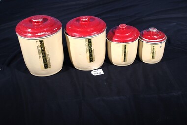 Domestic object - Canister set, c1950