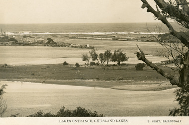 Photograph - The Entrance and Bullock Island  Lakes Entrance