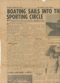 Newspaper - Cobbledick Article 1961