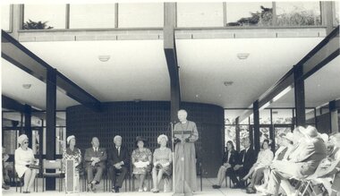 Photograph - 1971 Opening of the Kerferd Library