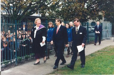 Photograph - 1997 Opening of the Janice Douglas Junior Centre by Premier Jeff Kennett