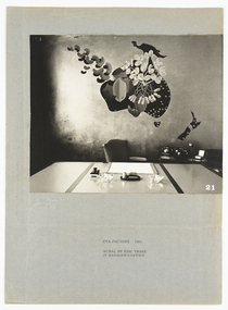 Photographs, ETA Factory 1961 mural by Eric Thake in manager's office