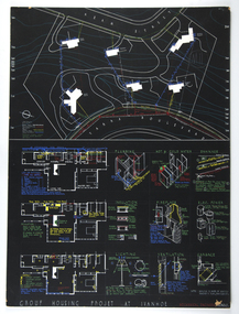 Architectural drawings, Plans and details for the Group Housing Project, Ivanhoe