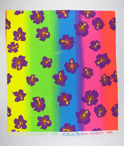 Textile pieces, Hibiscus