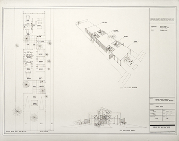 Architectural drawings, Proposed Family Residence for Mr. & Mrs. Spedding at Lot 2 Bolton Avenue, Brighton
