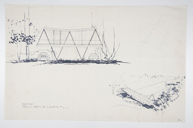 Diazotypes, House at Dromana for G. McCraith Esq