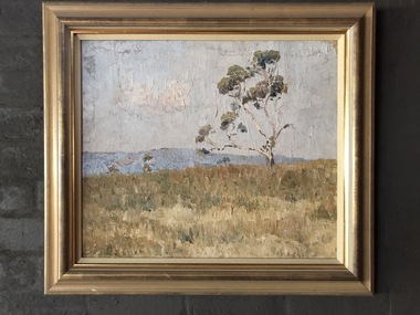 Painting, Arthur Boyd, Wheat Fields Behind Rosebud, 1938