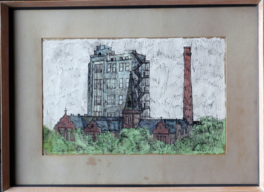 Work on paper, Michael Shannon, The Alfred Hospital, 1957