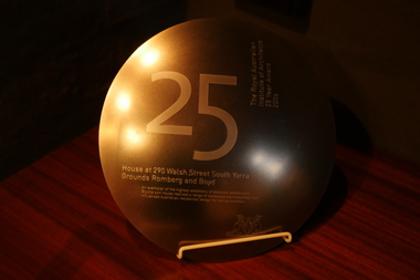 Award - RAIA 25 year award
