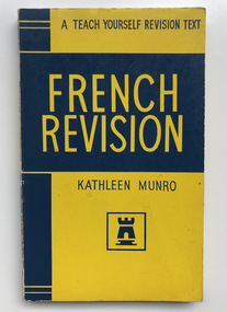 Book, Kathleen Munro, French Revision, 1965