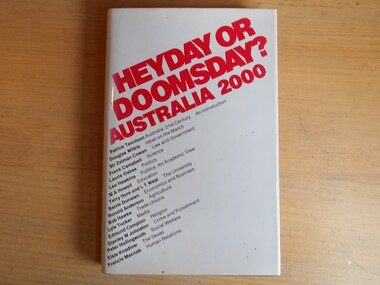 Book, Patrick Tennison, Holiday or Doomsday? Australia 2000, 1977