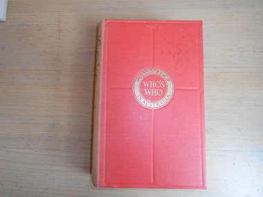 Book, J.S. Legge, Who's Who in Australia 1968, 1968